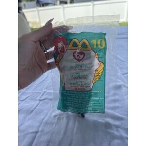 McDonald's Ty Teenie Beanie Blizz the White Tiger #10 2000 Edition